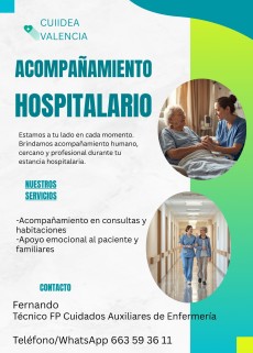Acompañamiento hospitalario en Valencia