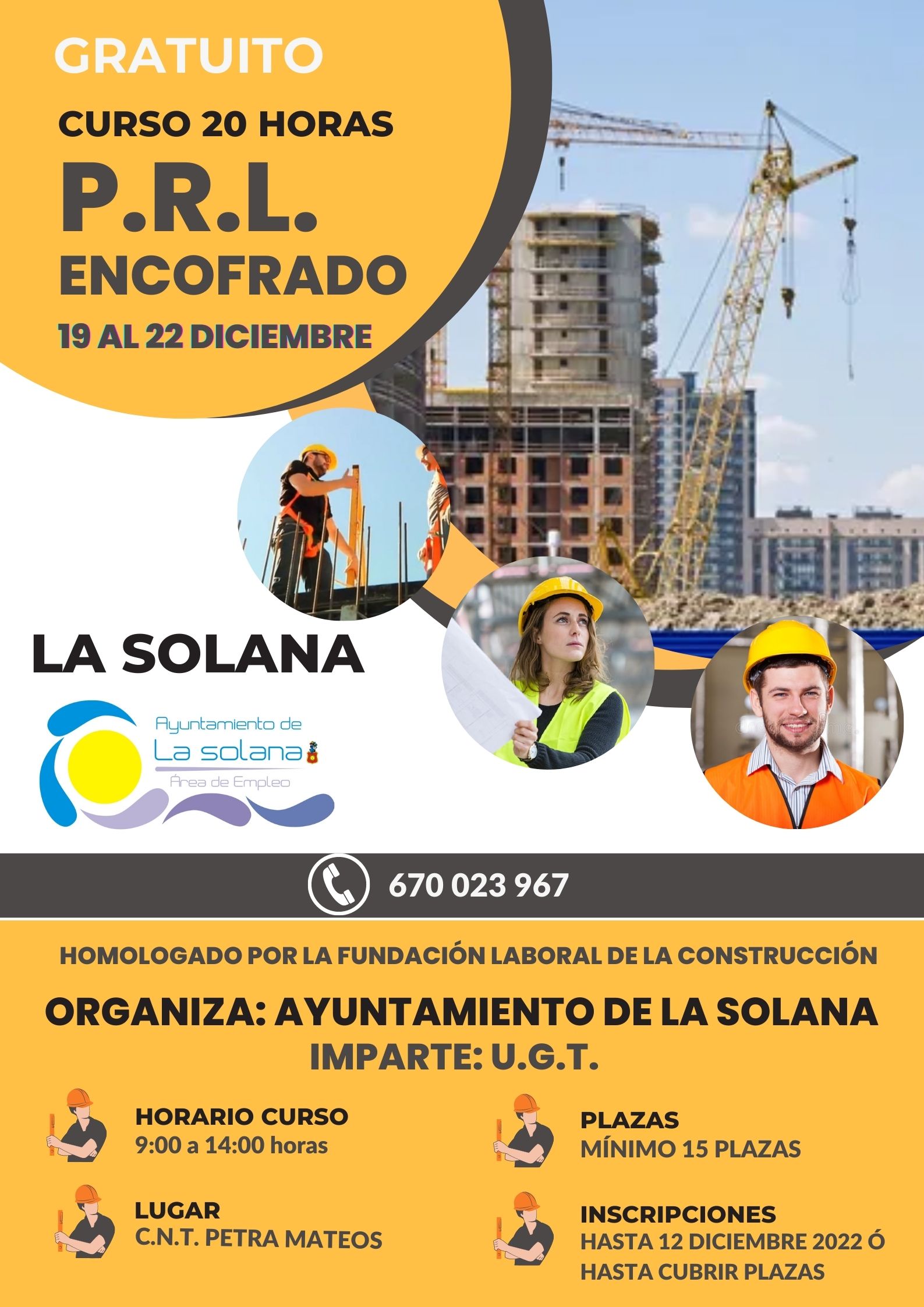 Cursos - Ayuntamiento de La Solana